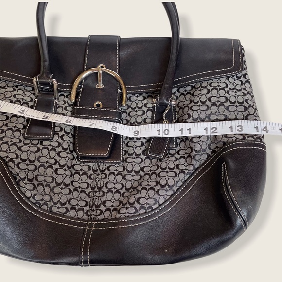Coach Signature C Flap-over Soho Buckle Satchel - Picture 6 of 9
